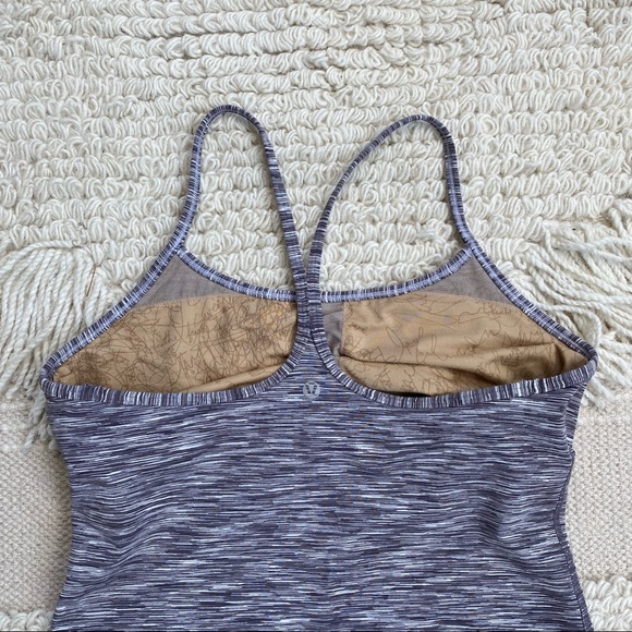 LULULEMON gray Magnum Space Dye Power Y tank top 10 - Picture 8 of 11